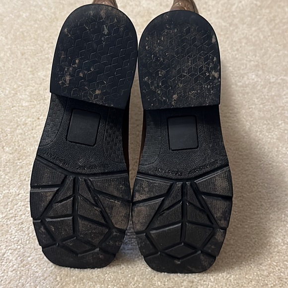 Leather embroidered western boots size 7M square toes - Picture 5 of 8